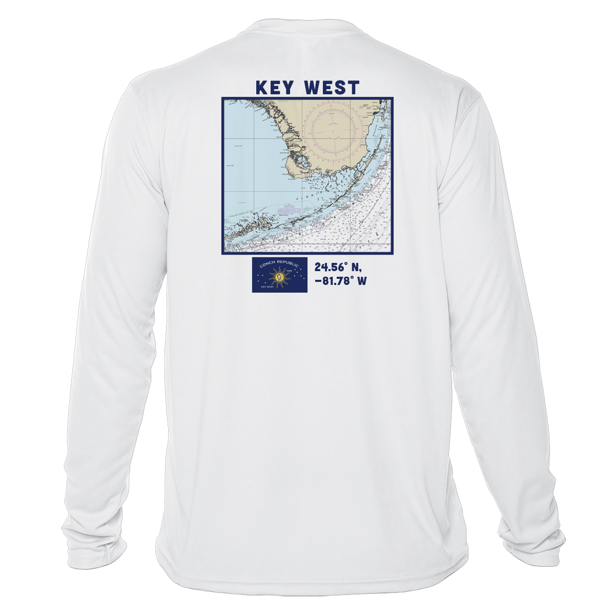 Sunset Watersports - Navigational Chart - UPF 50+ Long Sleeve