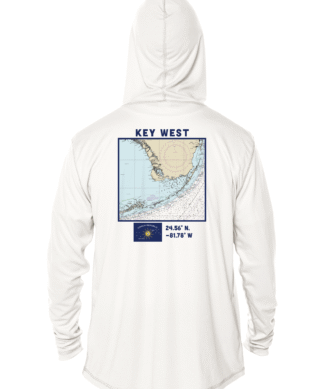Sunset Watersports - Navigational Chart - UPF 50+ Hoodie