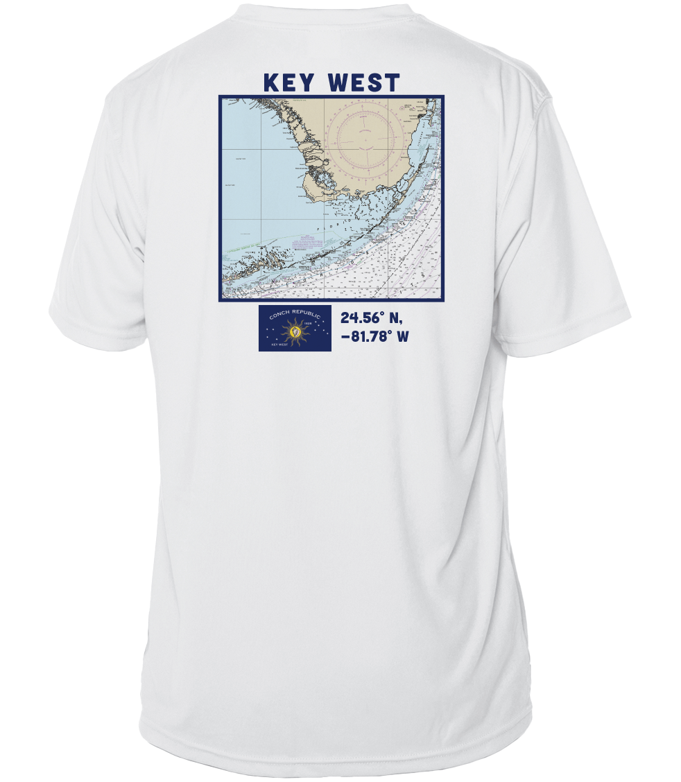 Sunset Watersports - Navigational Chart - UPF 50+ Short Sleeve