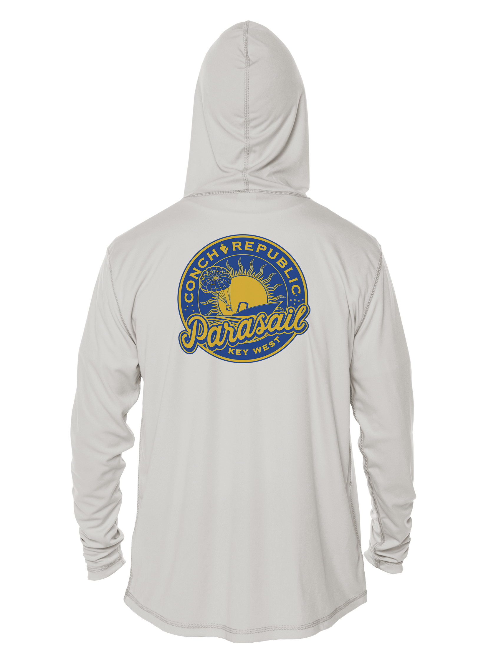 Sunset Watersports - Conch Republic Parasail - UPF 50+ Hoodie - Image 3