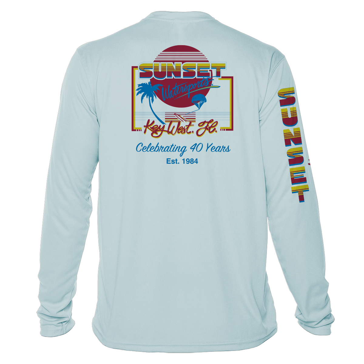 Sunset Watersports - Retro - UPF 50+ Long Sleeve - Image 9