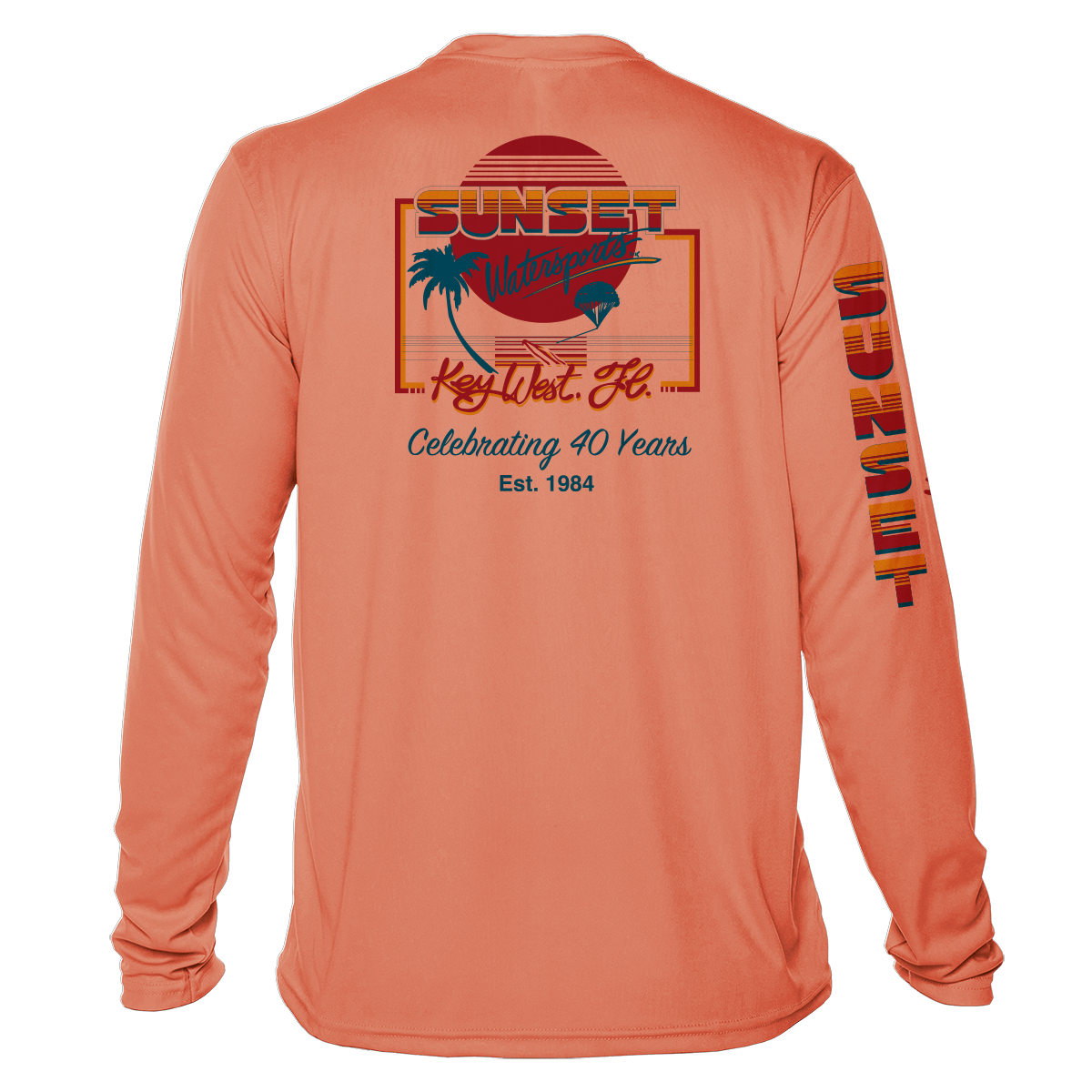 Sunset Watersports - Retro - UPF 50+ Long Sleeve - Image 11