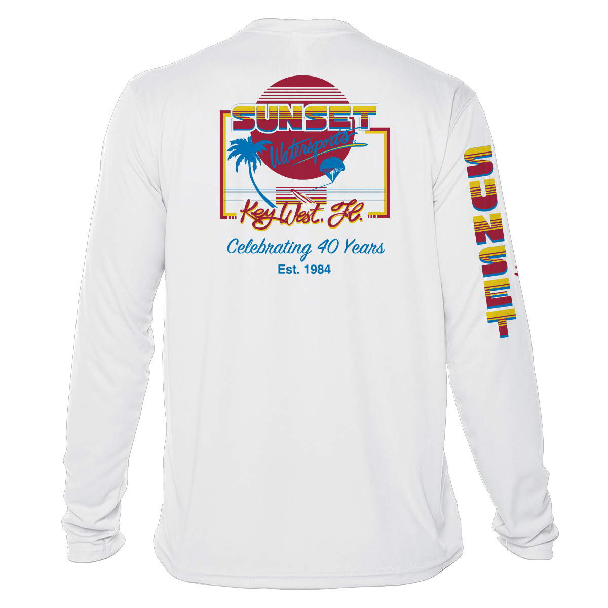 Sunset Watersports - Retro - UPF 50+ Long Sleeve