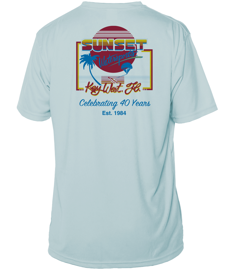 Sunset Watersports - Retro - UPF 50+ Short Sleeve - Image 5
