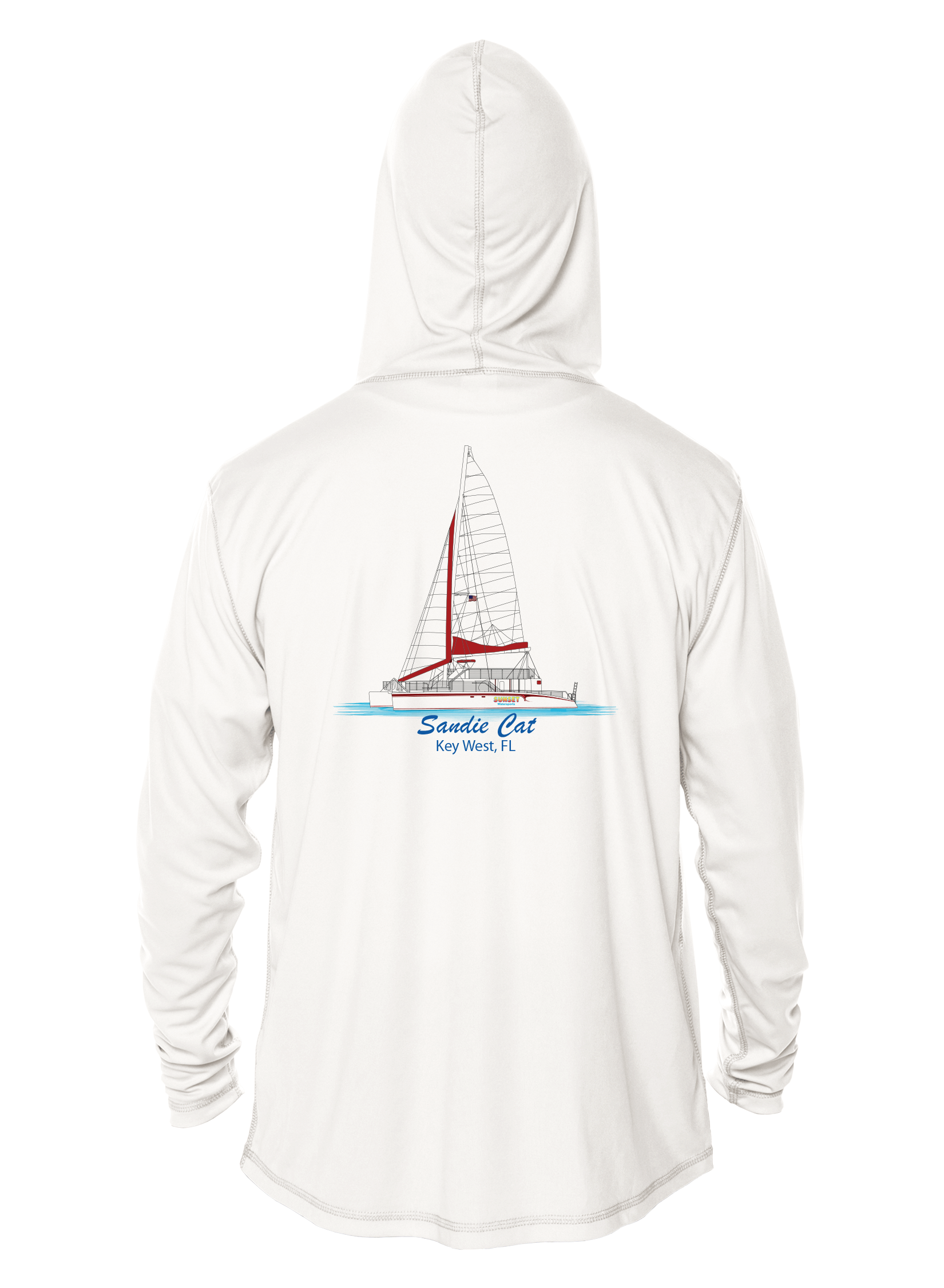 Sunset Watersports - Sandie Cat - UPF 50+ Hoodie