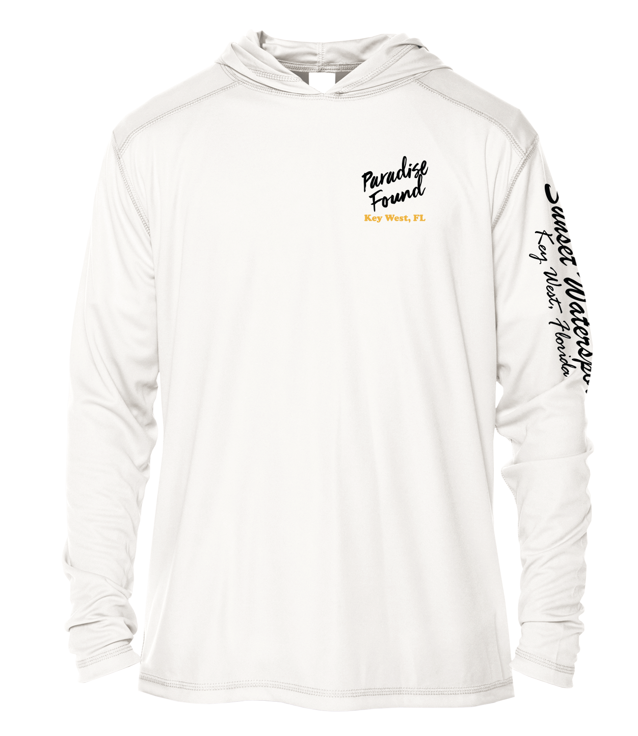 Sunset Watersports - Seaplane - UPF 50+ Hoodie - Image 2