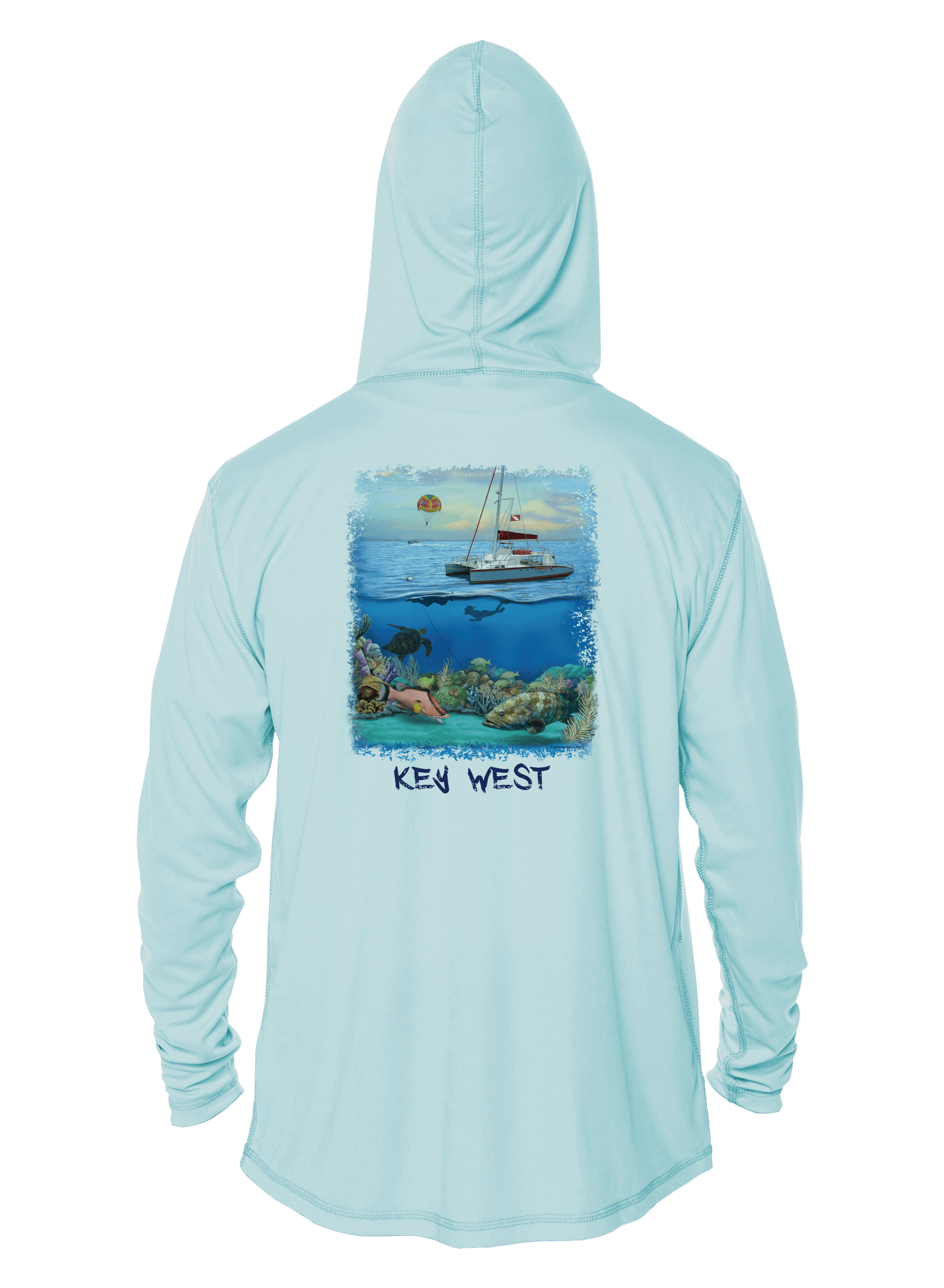 Sunset Watersports - Snorkeling - UPF 50+ Hoodie - Image 5