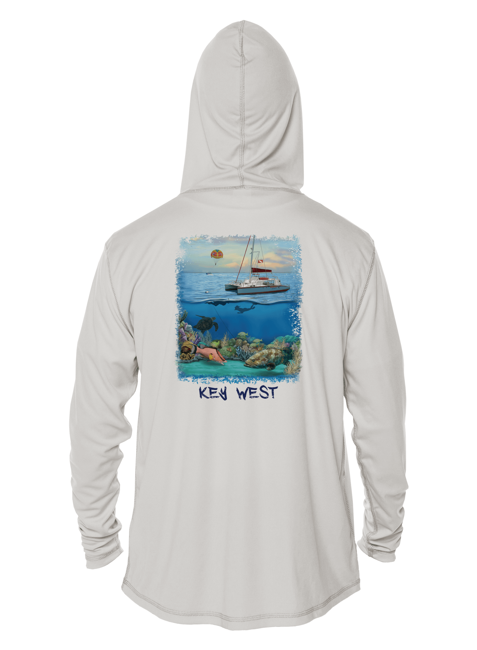 Sunset Watersports - Snorkeling - UPF 50+ Hoodie - Image 3