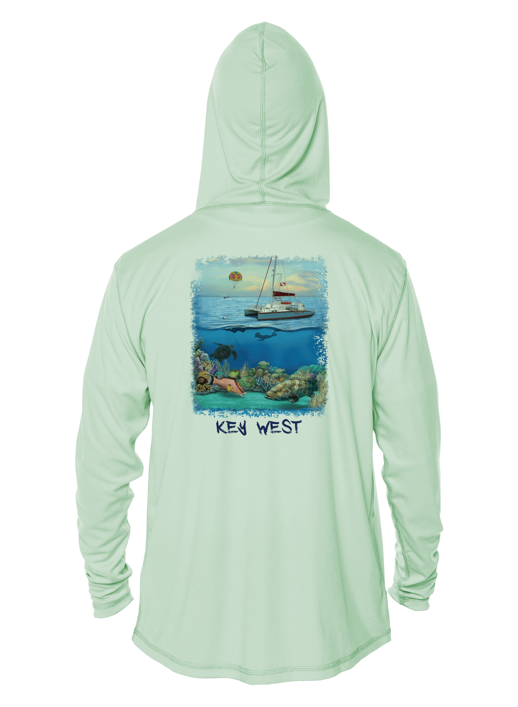 Sunset Watersports - Snorkeling - UPF 50+ Hoodie - Image 7
